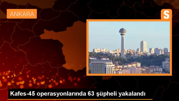 İçişleri Bakanı: 3 Organize Suç Örgütü Çökertildi, 63 Şüpheli Yakalandı