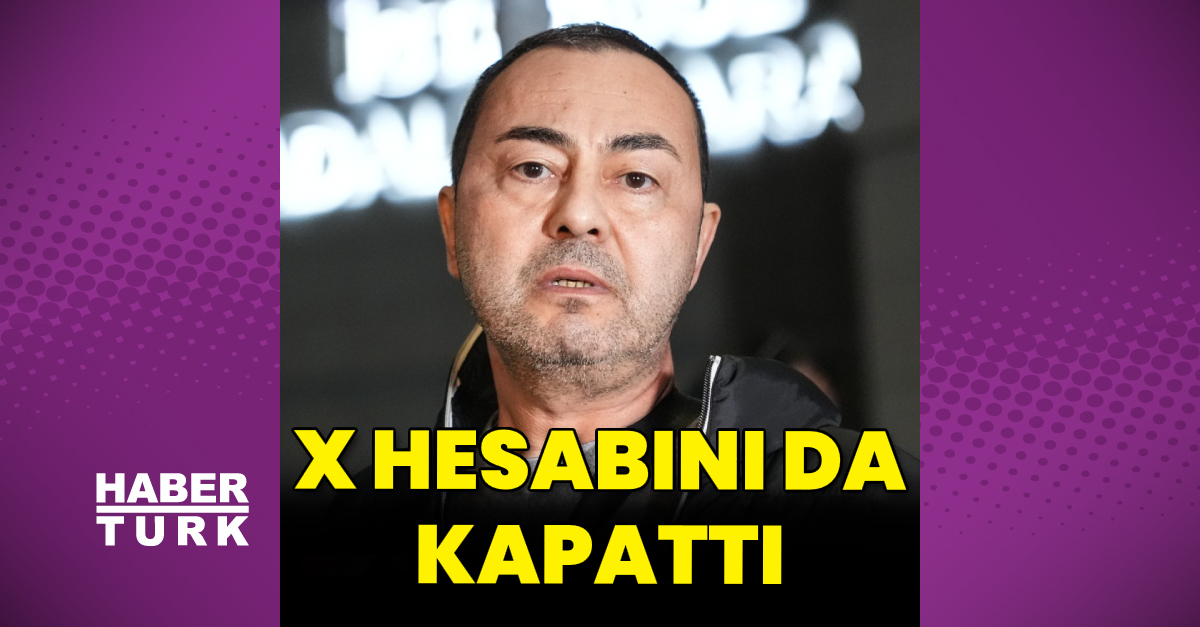 Serdar Ortaç, Instagramdan sonra X hesabını da kapattı