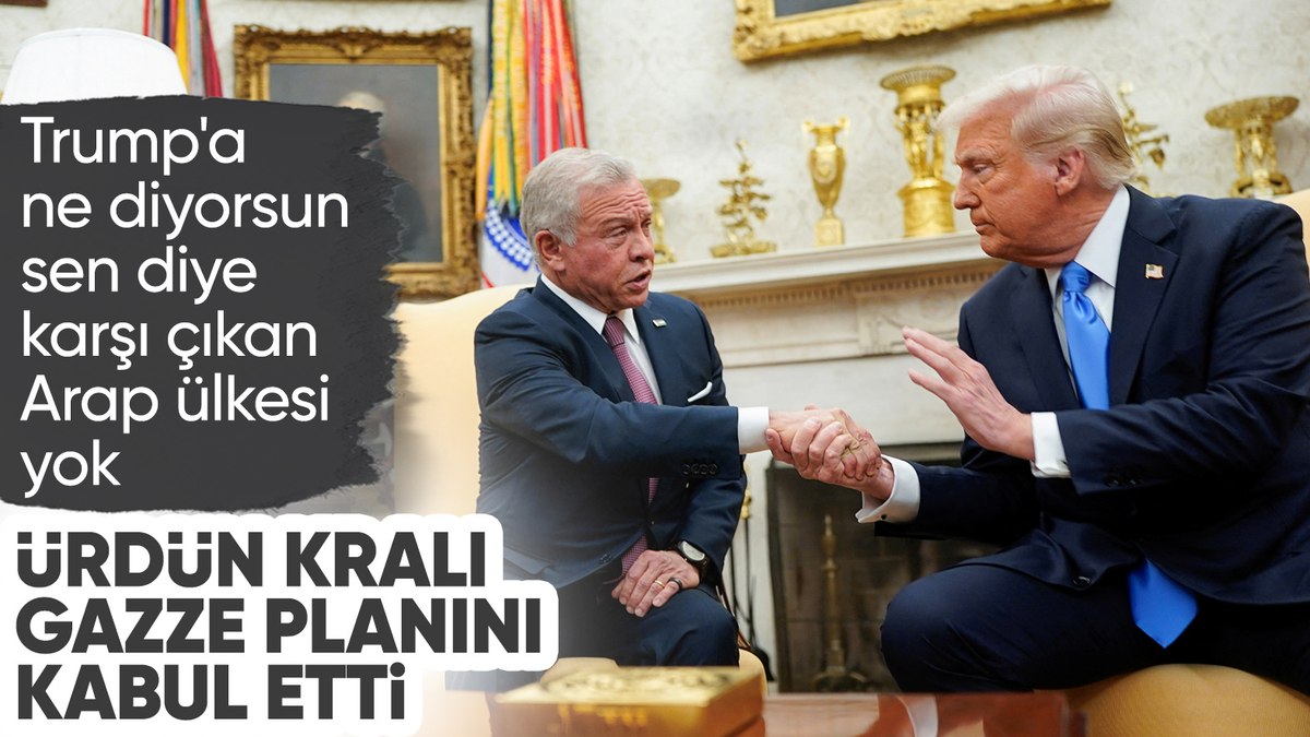 Ürdün’den Trump’ın Gazze planına destek